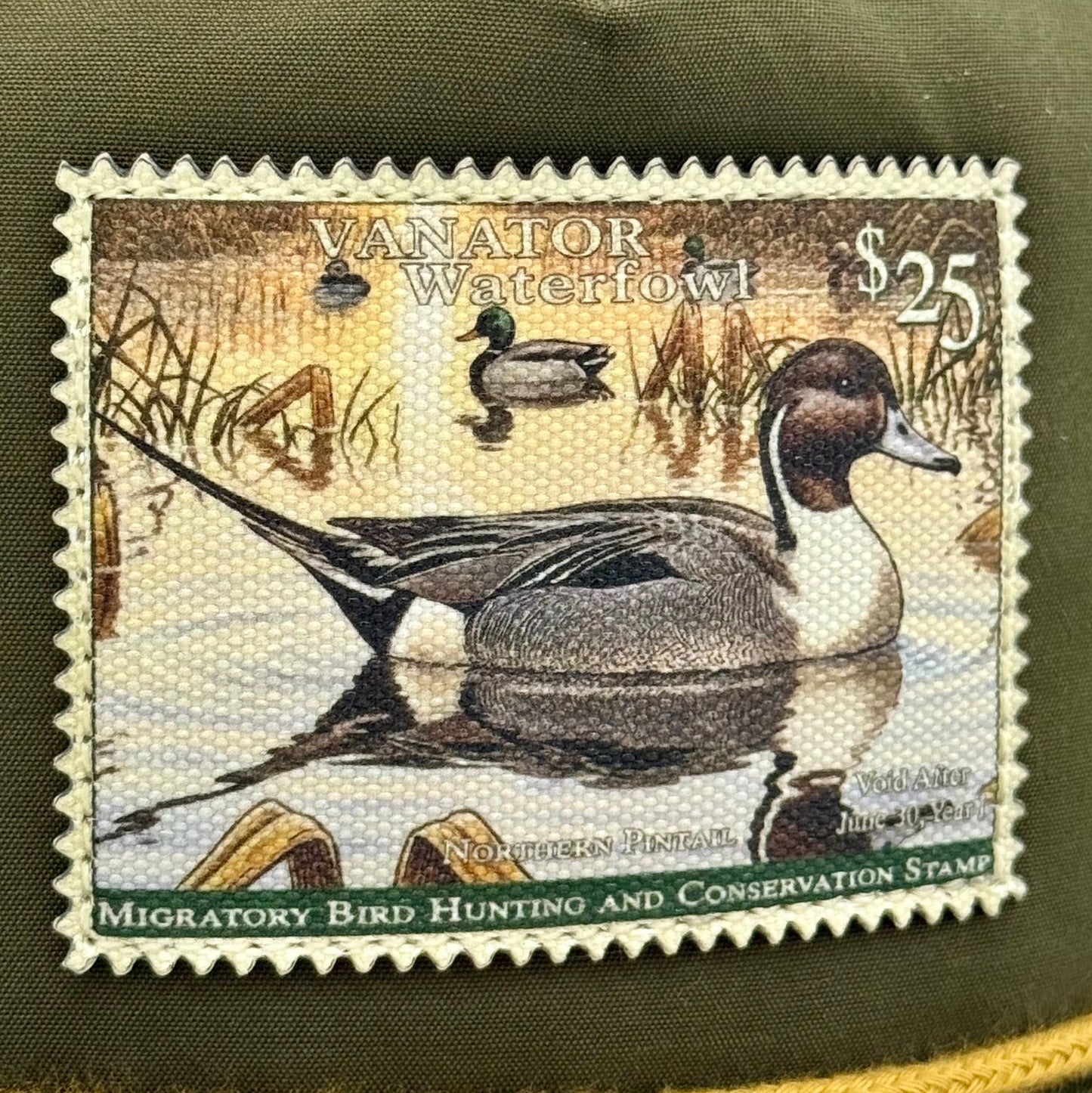 Pintail Stamp Rope Hat – Forest