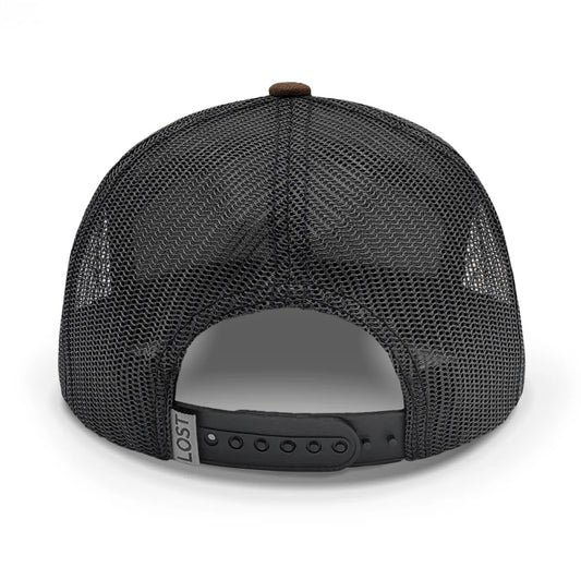 Black Puff mallard Waxed Canvas 7 Panel