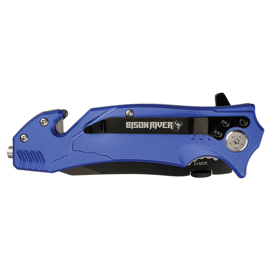 4 1/2" Blue Rescue Knife