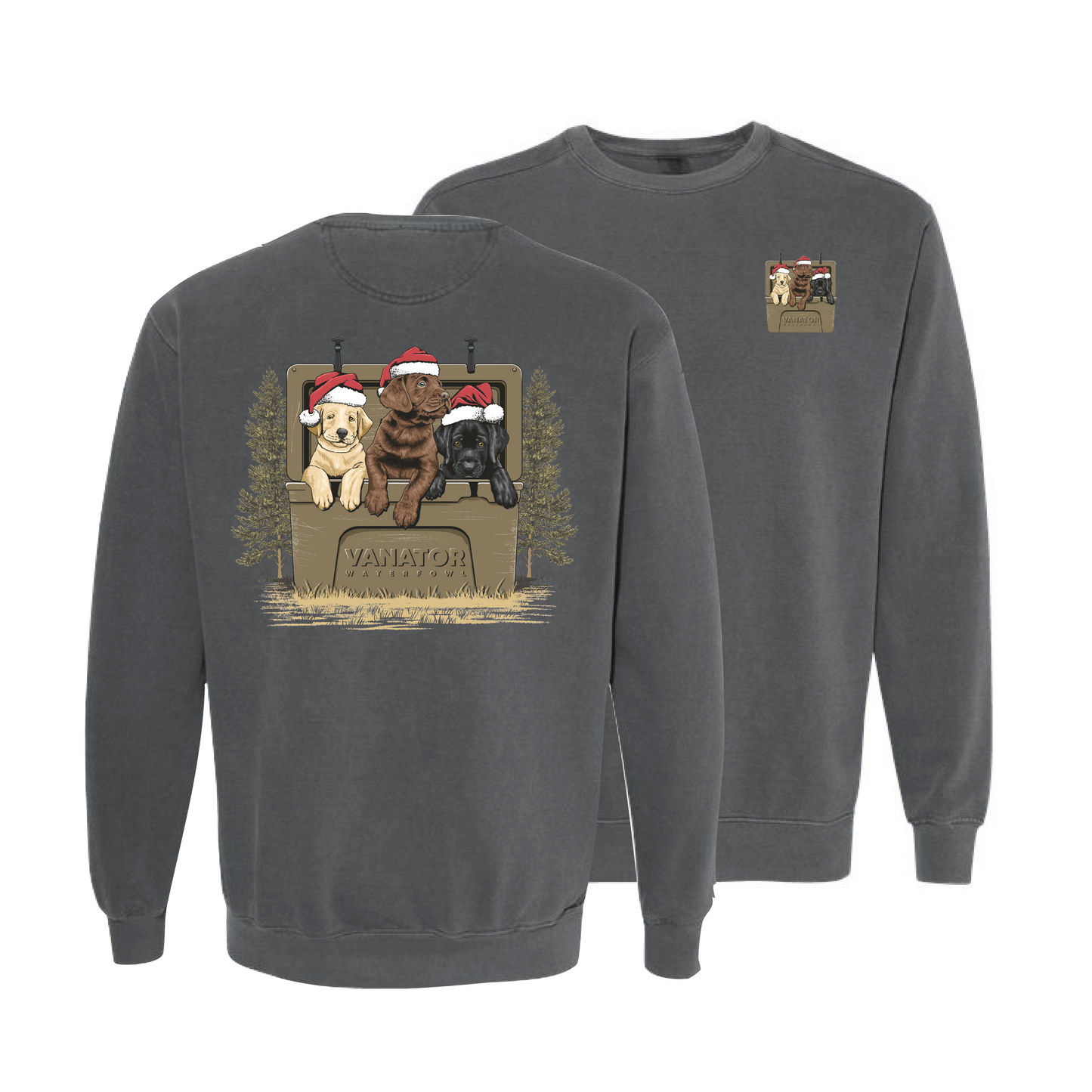 Christmas Cooler Pups Crewneck