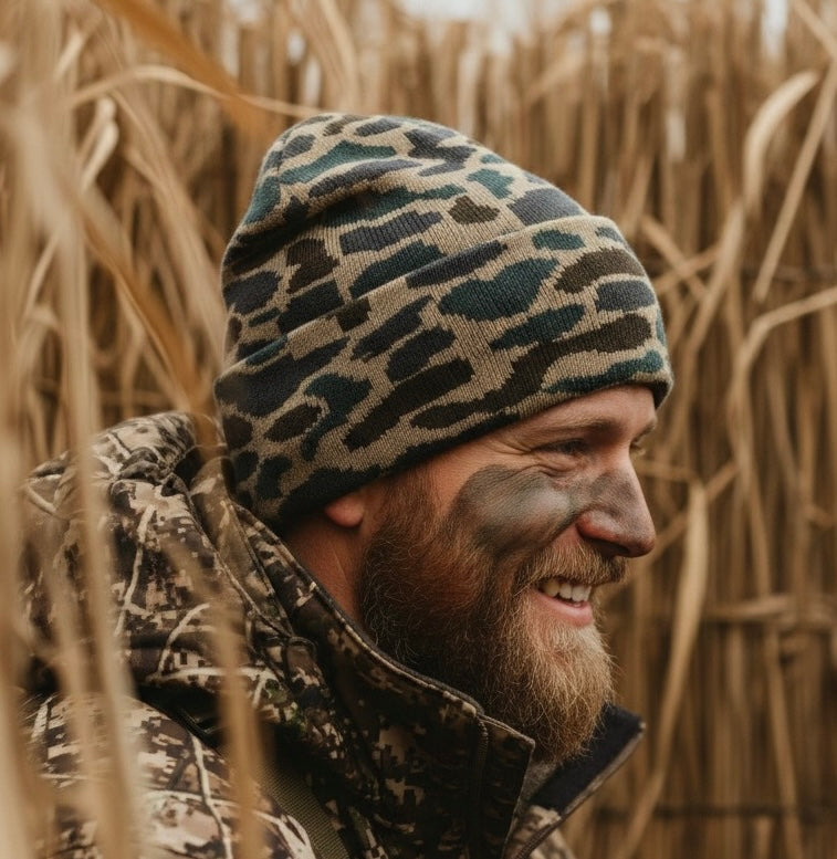 Lost hat Co. Delta Duck camo beanie