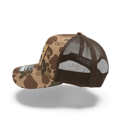 Feet Down Beat Down Leather patch hat
