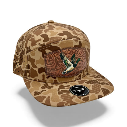 Tool leather mallard- waterproof 7 panel Duck camo