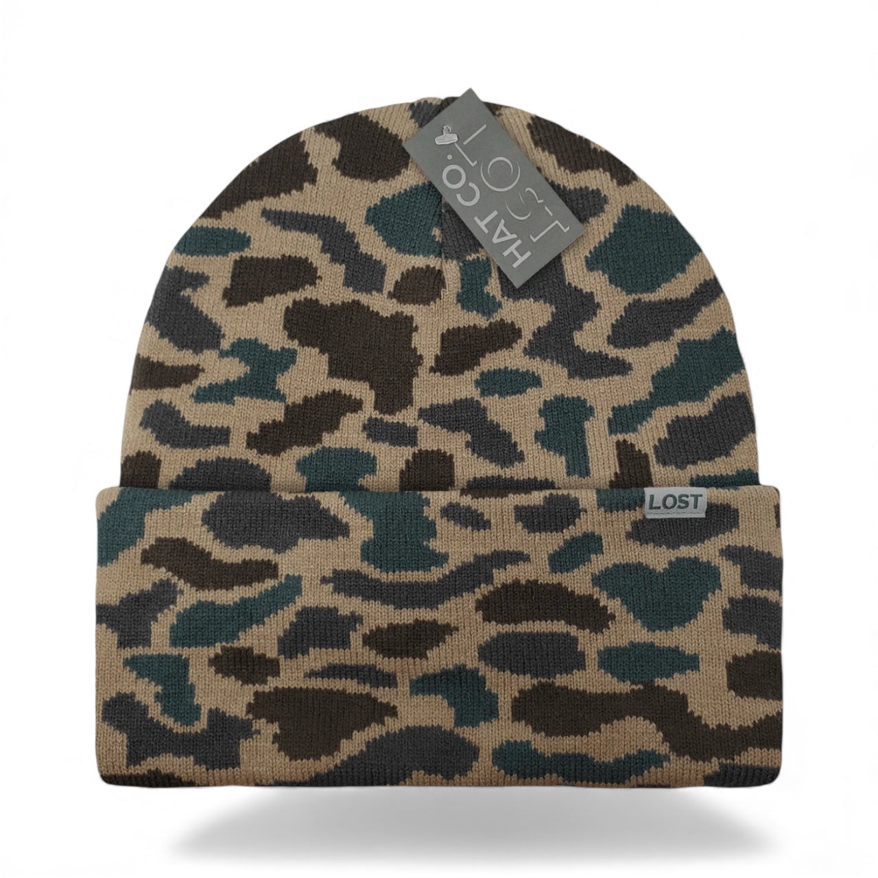 Lost hat Co. Delta Duck camo beanie