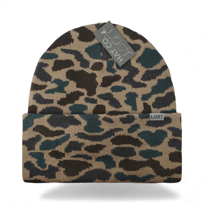 Lost hat Co. Delta Duck camo beanie