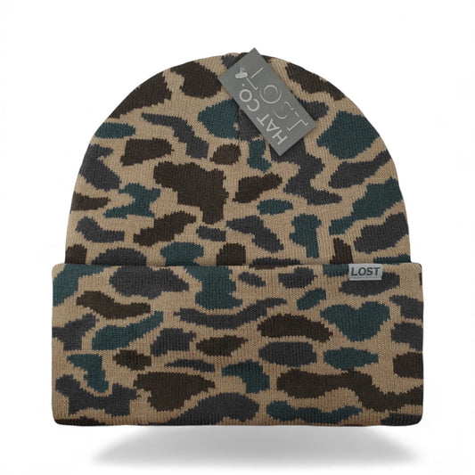 Lost hat Co. Delta Duck camo beanie