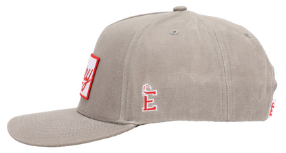 Gray Waxed Canvas - Logo Patch