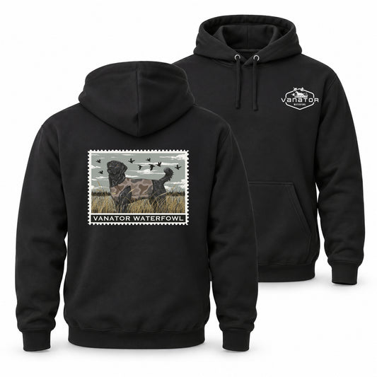 Black Lab Stamp Hoodie