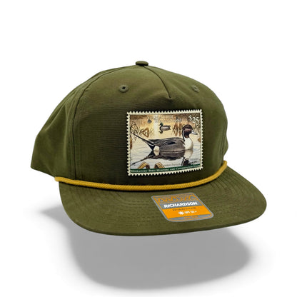 Pintail Stamp Rope Hat – Forest