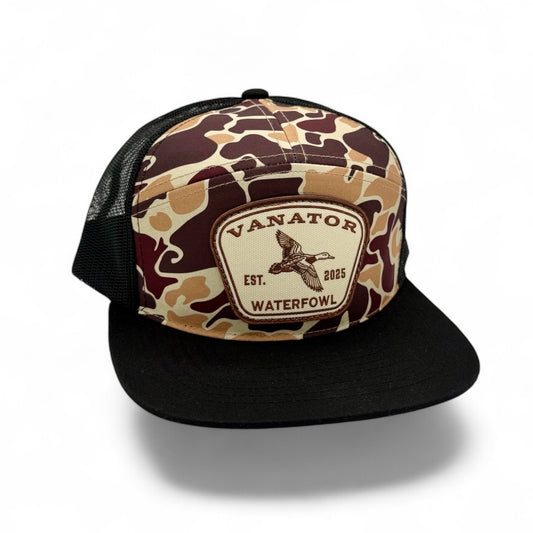 Retro Old School Camo 7 Panel