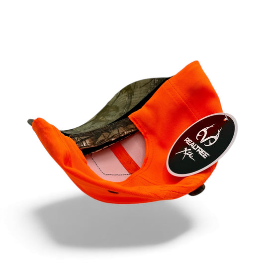Hunters Orange Realtree Velcro back Hat