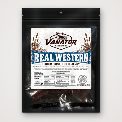Vanator Real Western Tender Brisket Beef Jerky