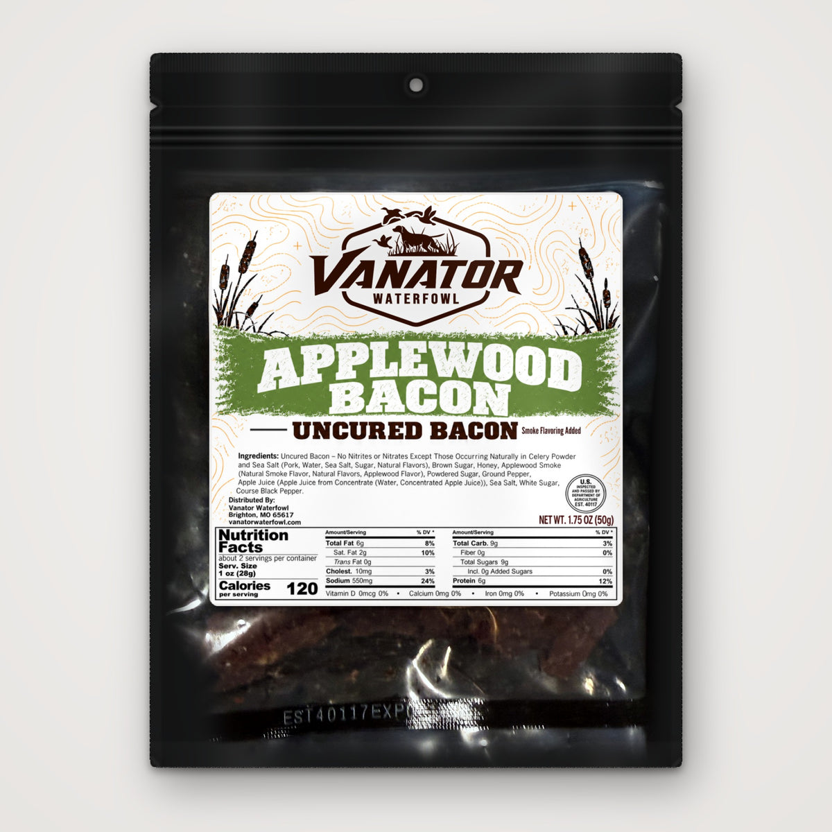 Vanator Applewood Bacon Jerky