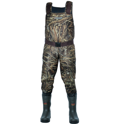 BAYOU 3.5mm Neoprene Camo Chest Wader 600g Boots