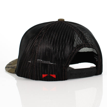 Mossy Oak Bottomland Turkey Feather Meshback Cap