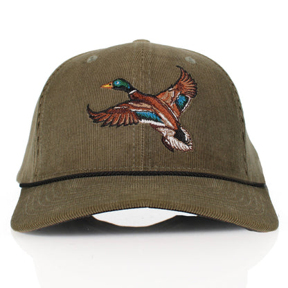 Corduroy Mallard Drake 6-Panel Performance Cap