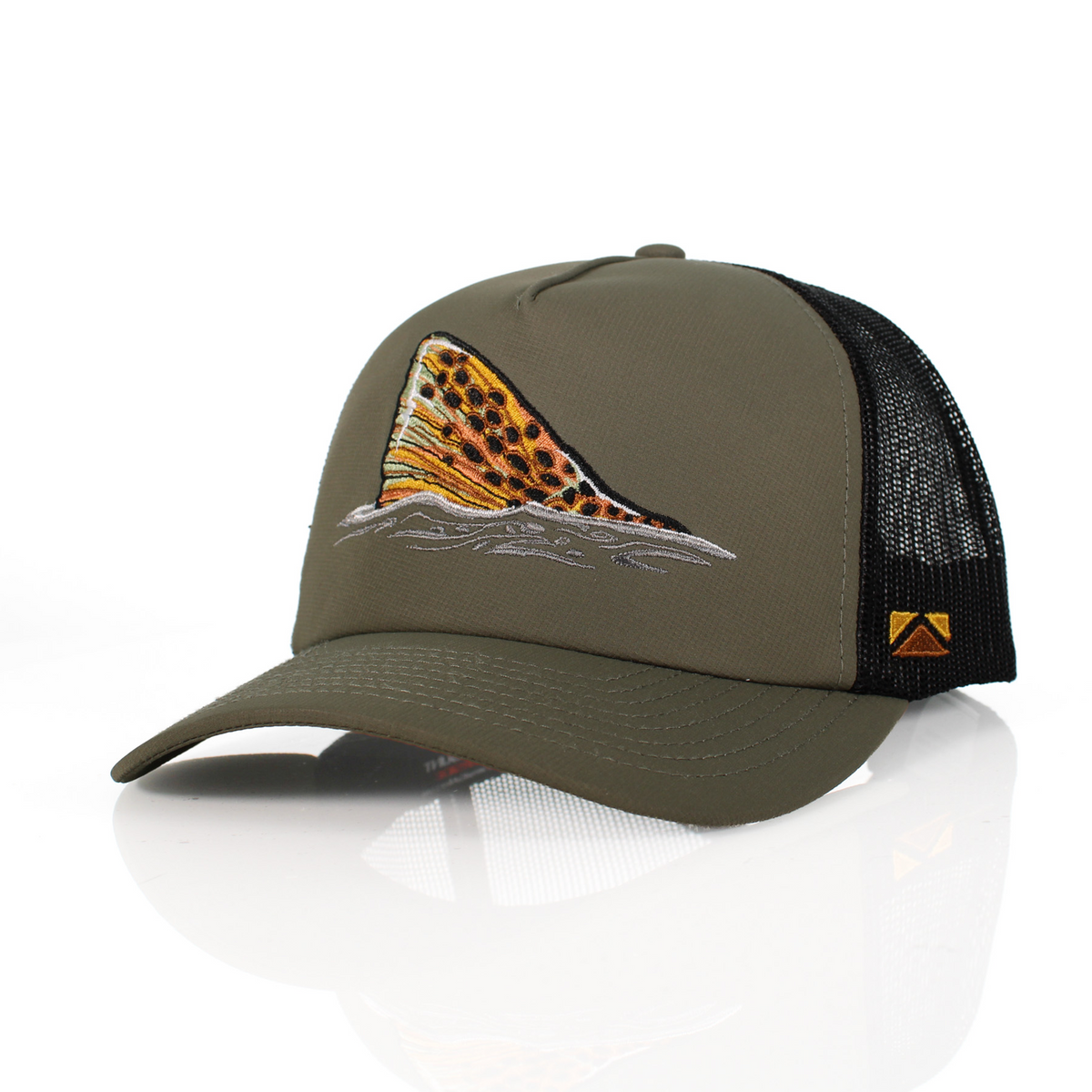 Brown Trout Tail Mesh Back 5-Panel