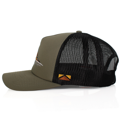Brown Trout Tail Mesh Back 5-Panel