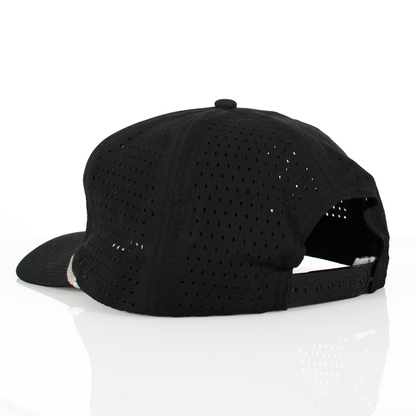 Black Lab Duck Dog 5-Panel Trucker Black
