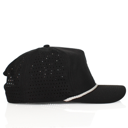 Black Lab Duck Dog 5-Panel Trucker Black