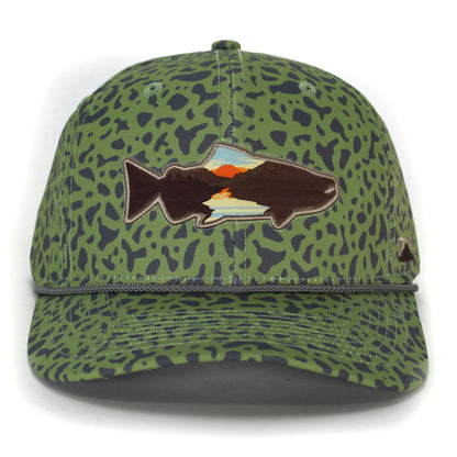 Sunset Salmon 6-Panel | Riverside