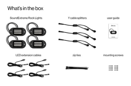 Extreme LED Rock Light 4 Pack