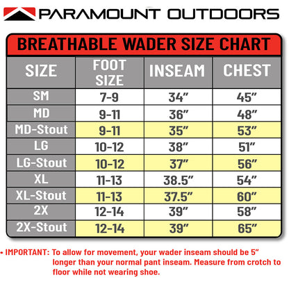 DEEP EDDY Zippered Breathable Wader
