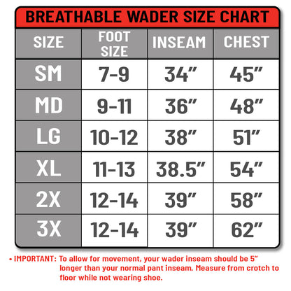 DEEP EDDY Breathable Chest Wader