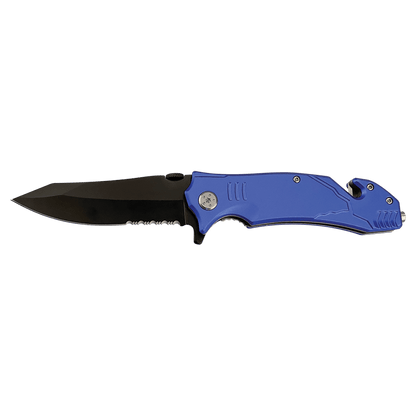 4 1/2" Blue Rescue Knife